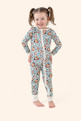 BASEBALL SMILEY DREAM ROMPER from DREAM BIG LITTLE CO