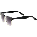 Classic Square Neutral Colored Lenses Horn Rimmed Sunglasses C771 from zeroUV