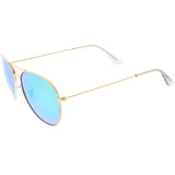 Classic Metal Colored Mirror Lens Aviator Sunglasses C775 from zeroUV