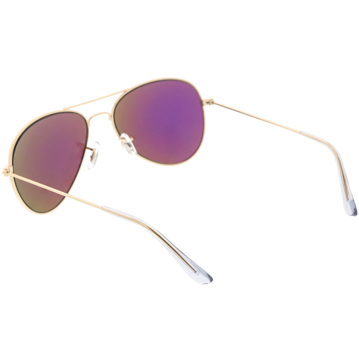 Classic Metal Colored Mirror Lens Aviator Sunglasses C775 from zeroUV