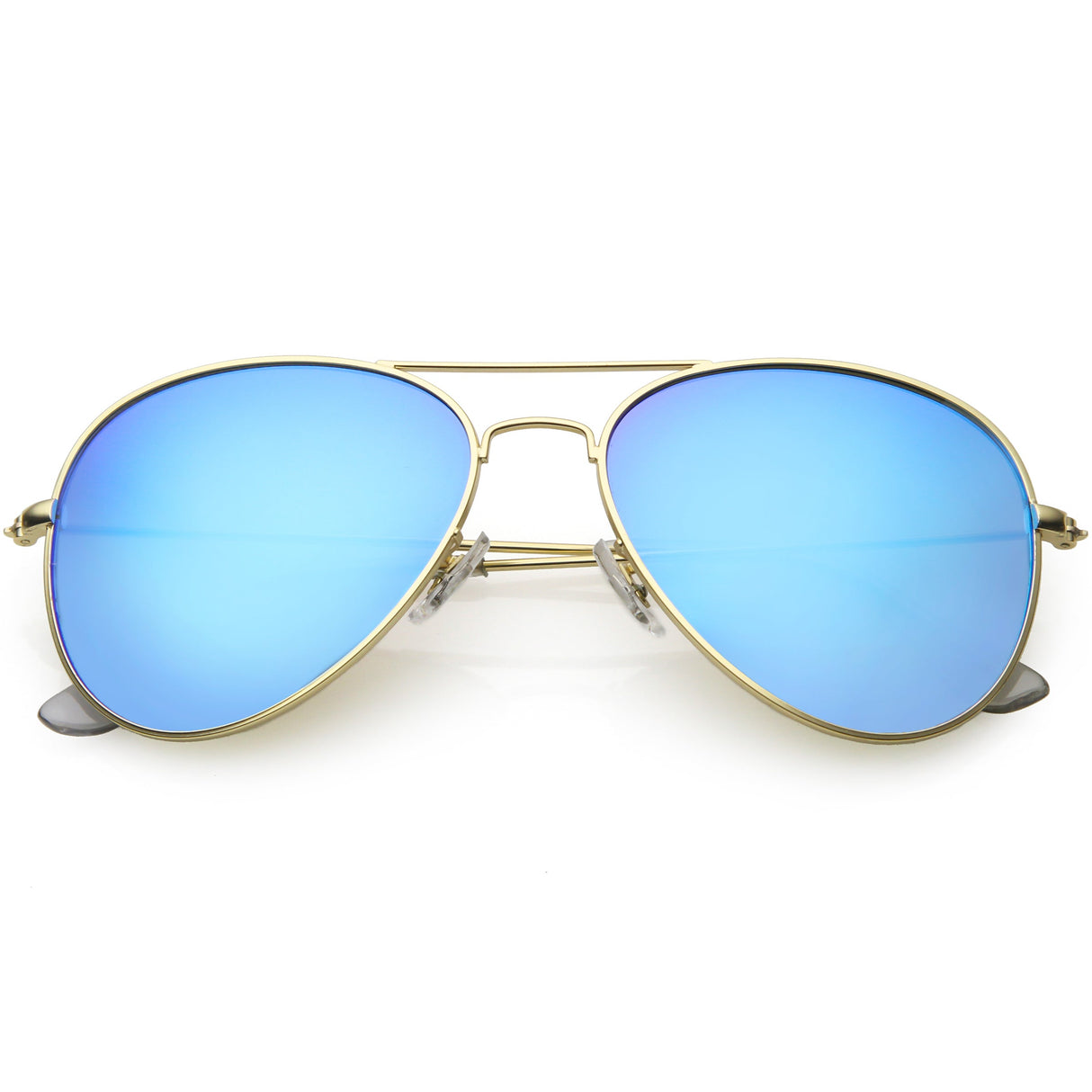 Classic Metal Colored Mirror Lens Aviator Sunglasses C775 from zeroUV