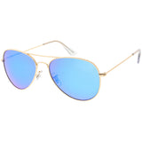 Classic Metal Colored Mirror Lens Aviator Sunglasses C775 from zeroUV