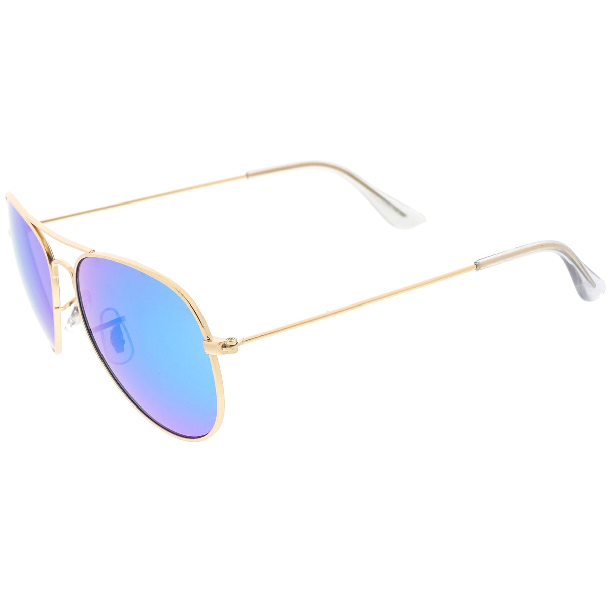 Classic Metal Colored Mirror Lens Aviator Sunglasses C775 from zeroUV
