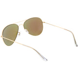 Classic Metal Colored Mirror Lens Aviator Sunglasses C775 from zeroUV