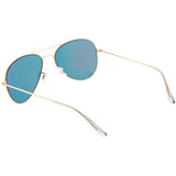 Classic Metal Colored Mirror Lens Aviator Sunglasses C775 from zeroUV