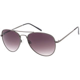 Medium Classic Retro Metal Frame Aviator Sunglasses 53mm 1372 from zeroUV
