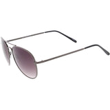 Medium Classic Retro Metal Frame Aviator Sunglasses 53mm 1372 from zeroUV