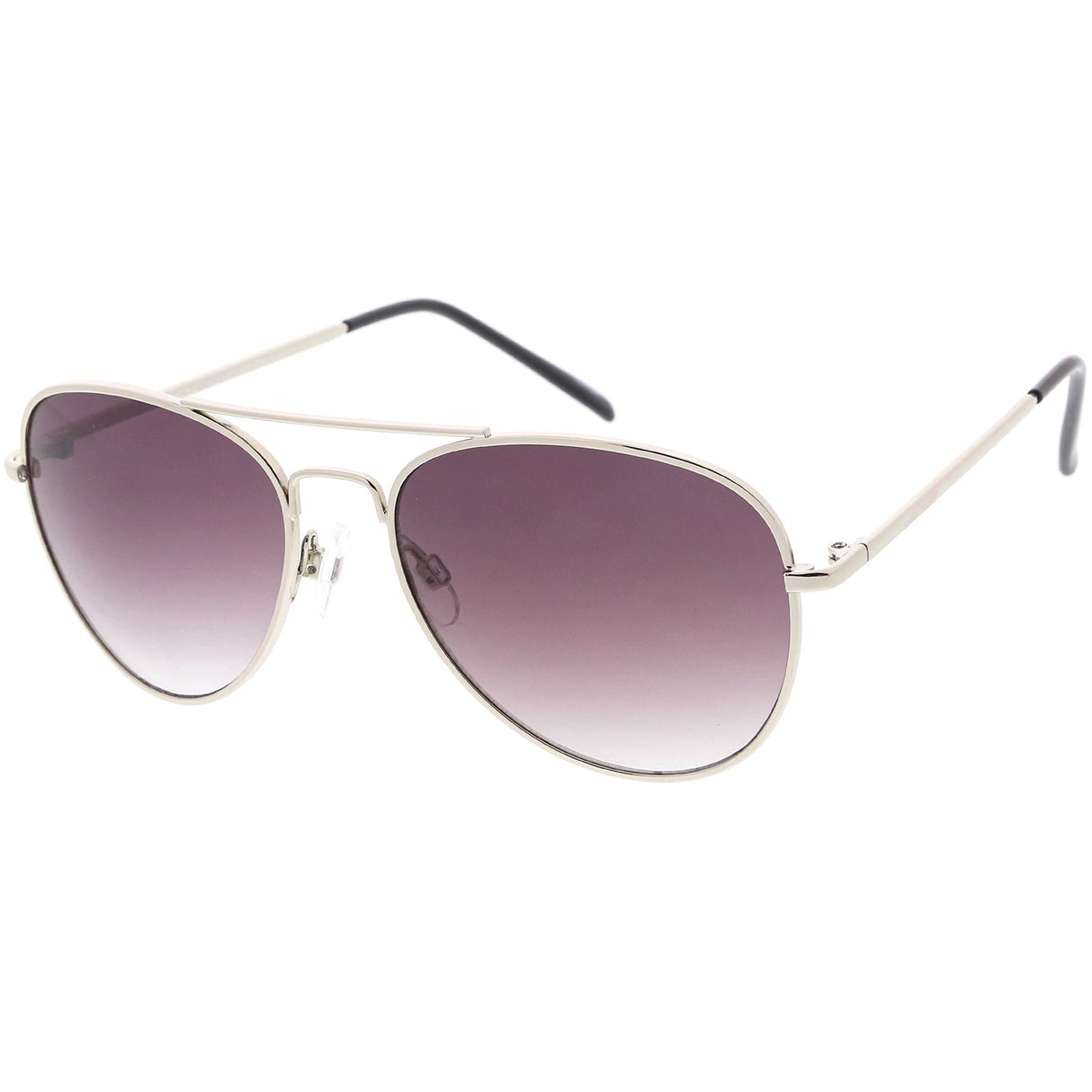 Medium Classic Retro Metal Frame Aviator Sunglasses 53mm 1372 from zeroUV