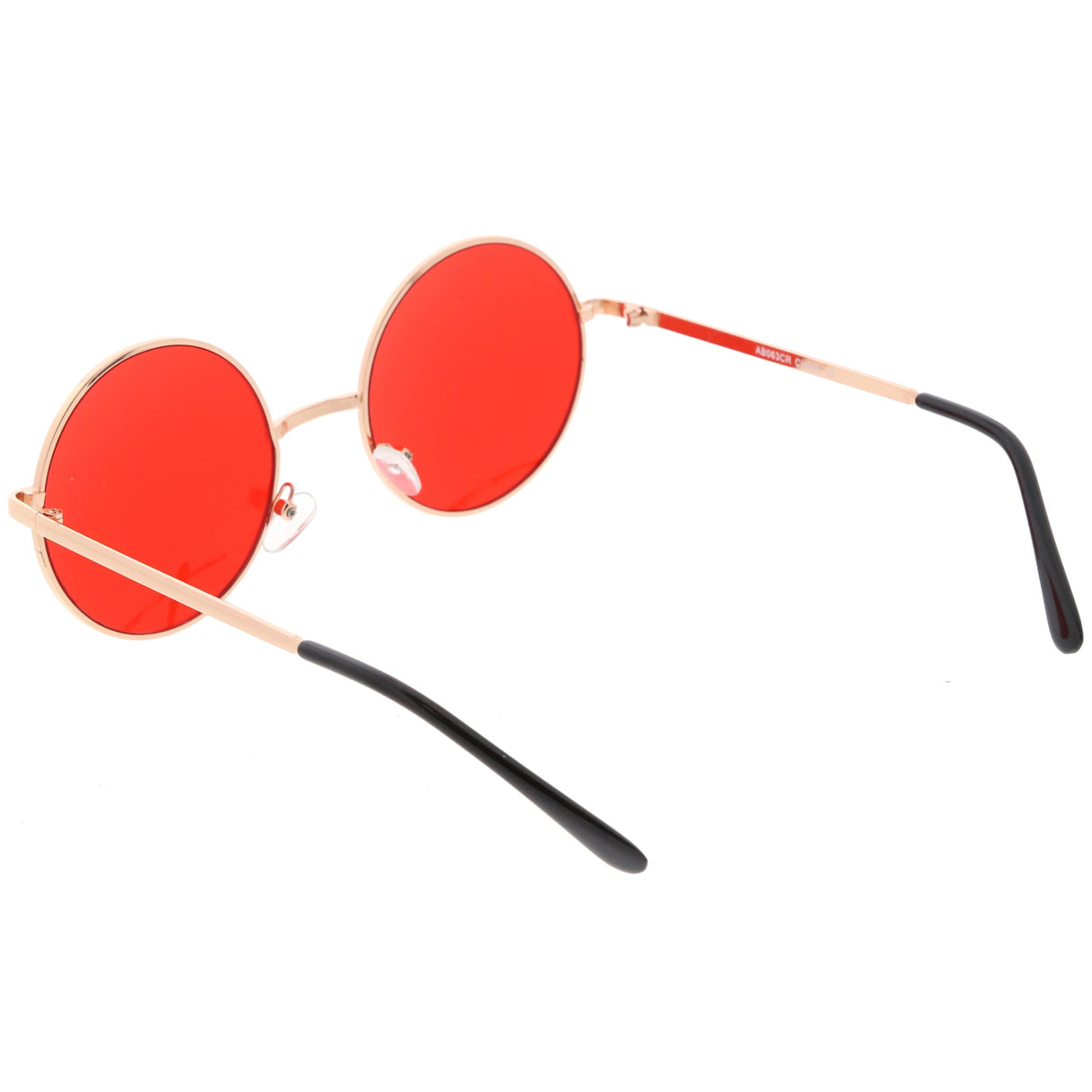 Retro Hippie Round Color Tone Metal Sunglasses 9892 from zeroUV