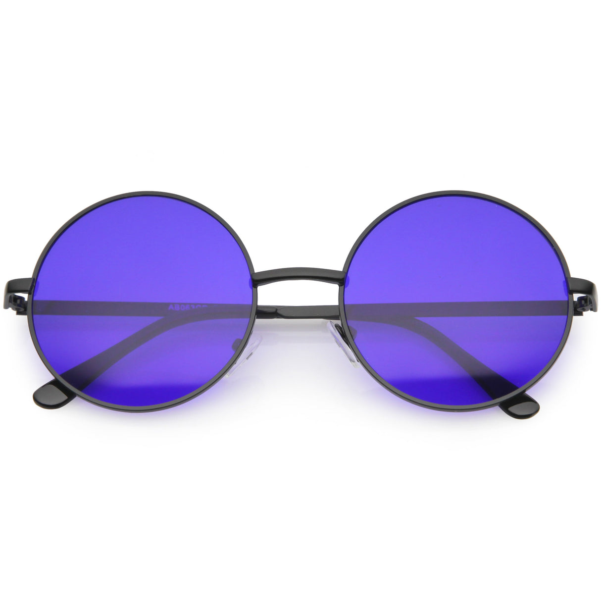 Retro Hippie Round Color Tone Metal Sunglasses 9892 from zeroUV