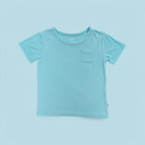 CAPRI BLUE RIB DREAM POCKET TEE from DREAM BIG LITTLE CO