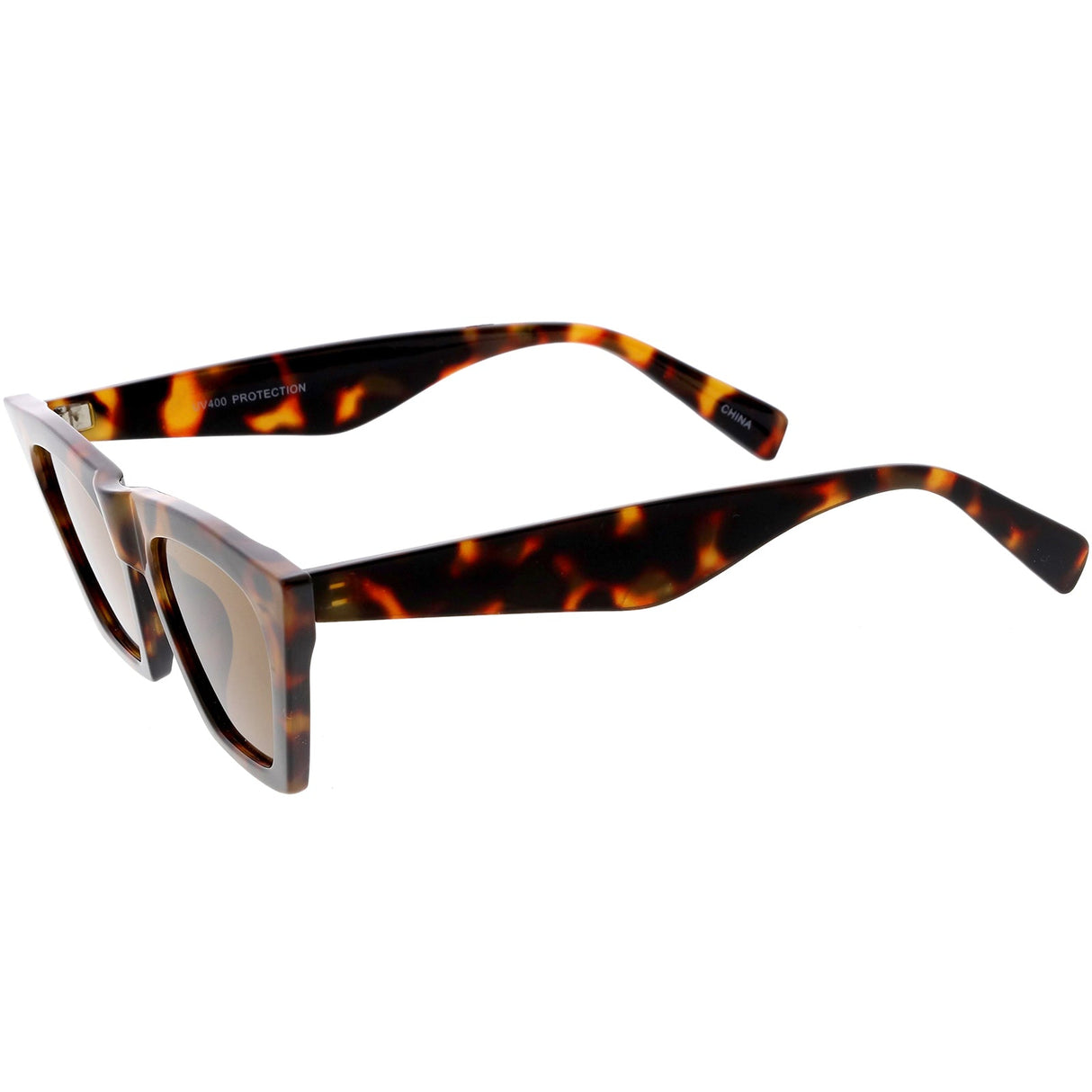 Women's Retro Oversize Wide Pointed Cat Eye Sunglasses C921 from zeroUV