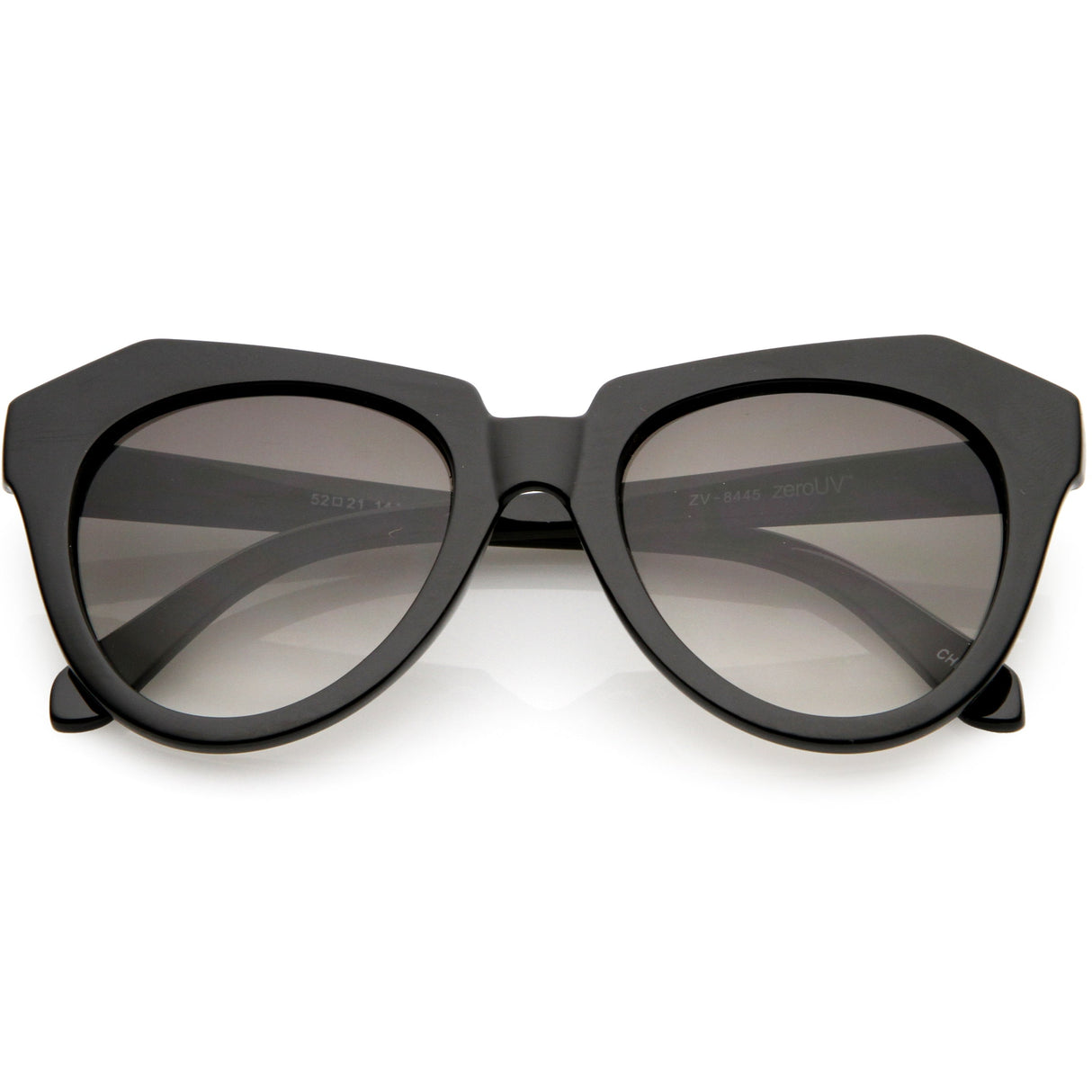 Women's Oversize Geometric Round Cat Eye Sunglasses C938 from zeroUV