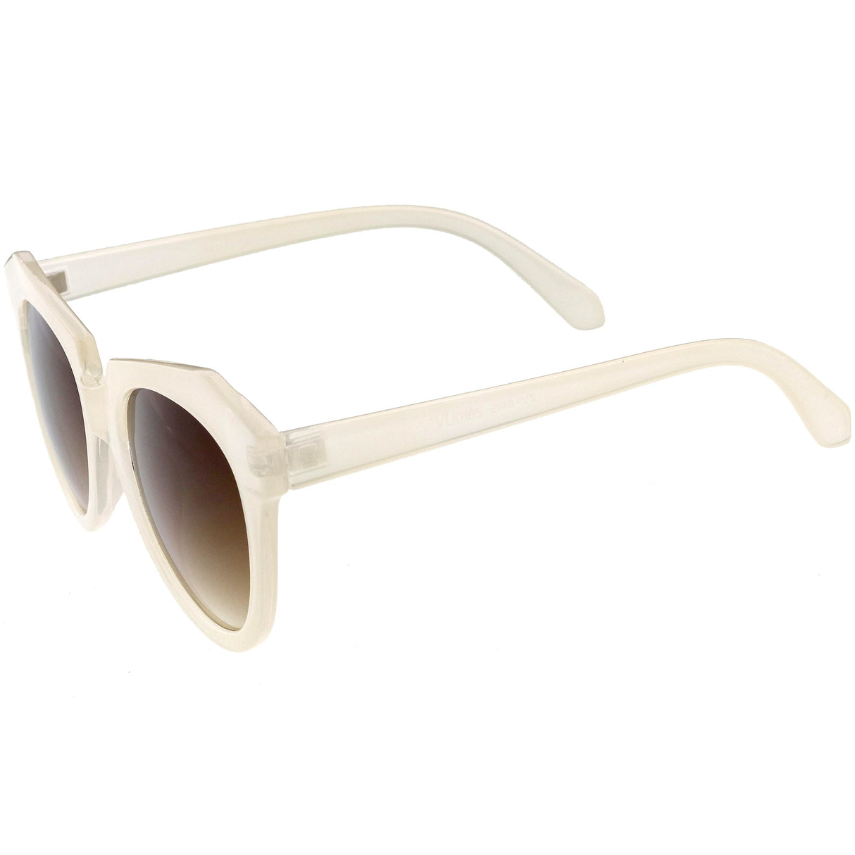 Women's Oversize Geometric Round Cat Eye Sunglasses C938 from zeroUV