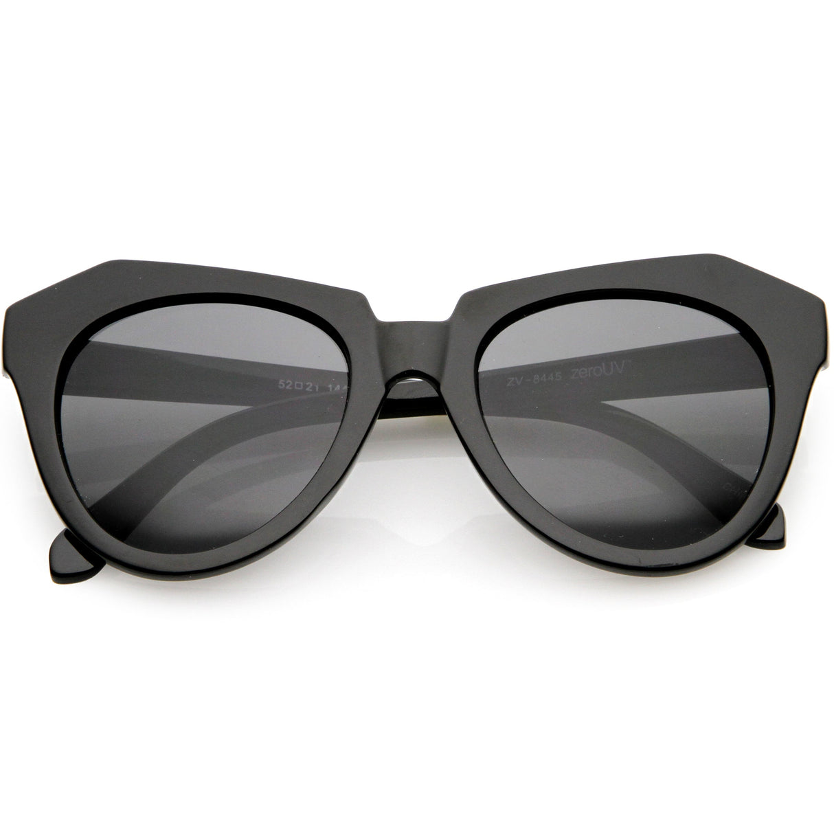 Women's Oversize Geometric Round Cat Eye Sunglasses C938 from zeroUV