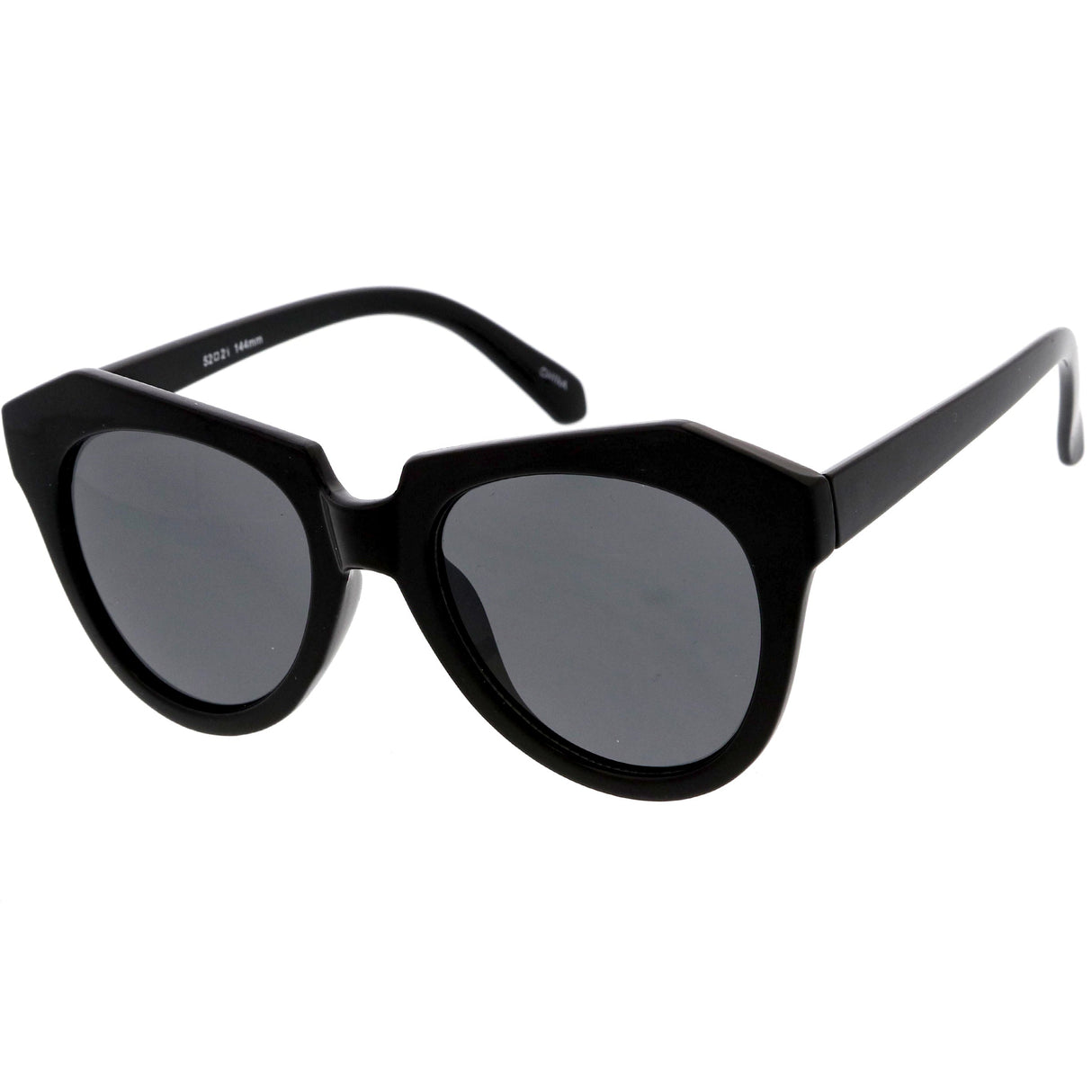 Women's Oversize Geometric Round Cat Eye Sunglasses C938 from zeroUV