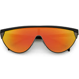 Retro Futuristic Flat Top Mono Shield Blade Sunglasses C953 from zeroUV
