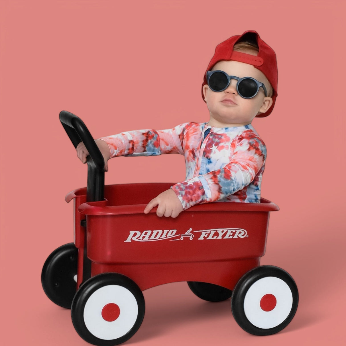 STARRY TIE DYE DREAM ROMPER from DREAM BIG LITTLE CO