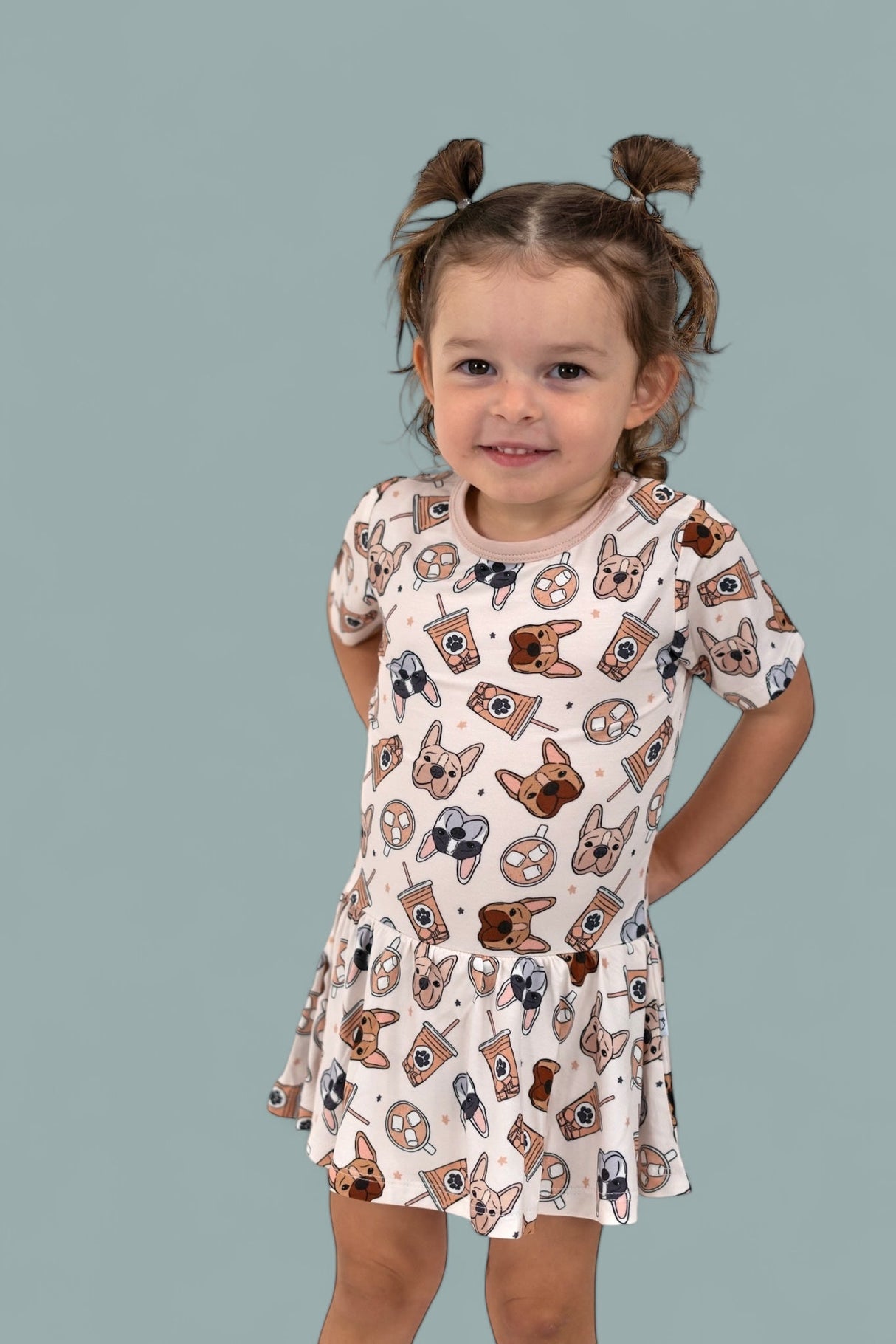 EXCLUSIVE PUP CUPS DREAM BODYSUIT DRESS from DREAM BIG LITTLE CO