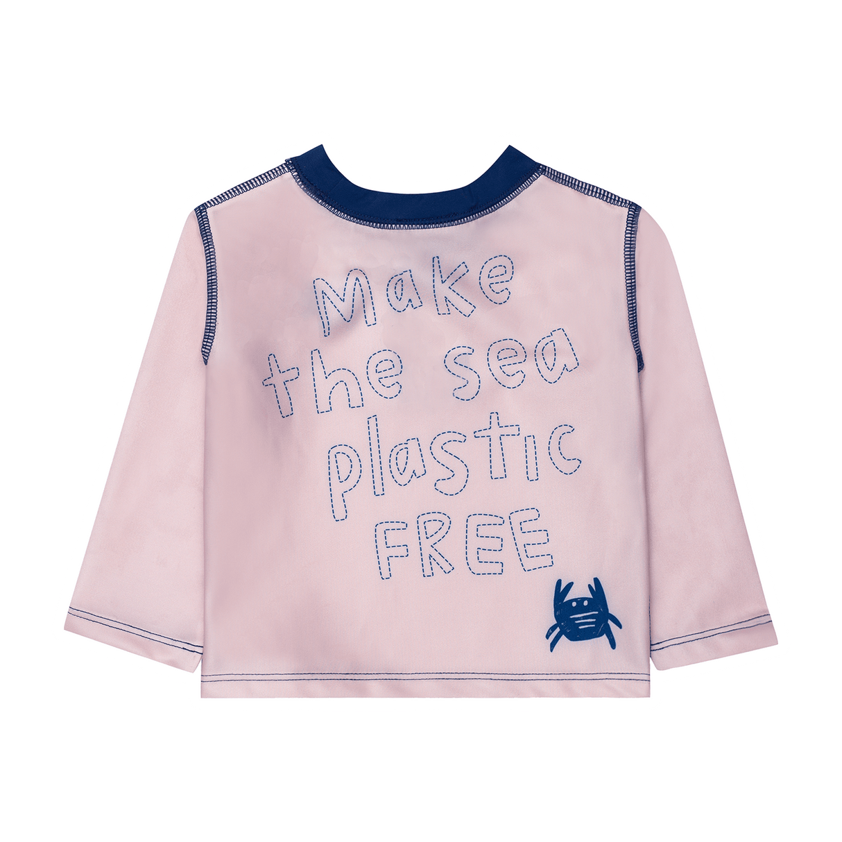 Make The Sea Plastic Free Rose Pink Rashguard - Rose Pink from Manymoons