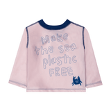 Make The Sea Plastic Free Rose Pink Rashguard - Rose Pink from Manymoons