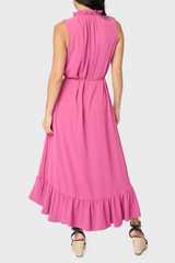 Sienna Sleeveless Tie Neck Midi Dress from Gibsonlook