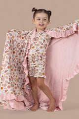 FLOWERS AND BOOTS DREAM RUFFLE SHORT SET from DREAM BIG LITTLE CO