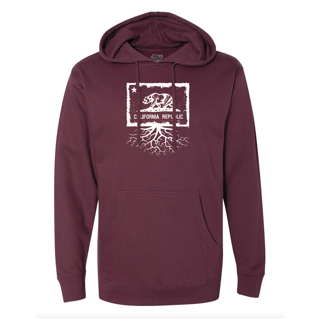 California Flag Mid-Weight Pullover Hoodie  from WYR