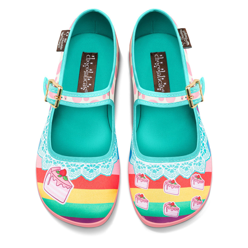 Chocolaticas® Cake Women's Mary Jane Flat From Hot Chocolate Design