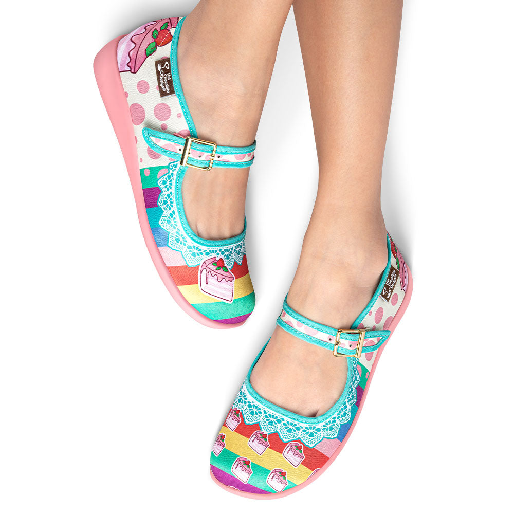 Chocolaticas® Cake Women's Mary Jane Flat From Hot Chocolate Design