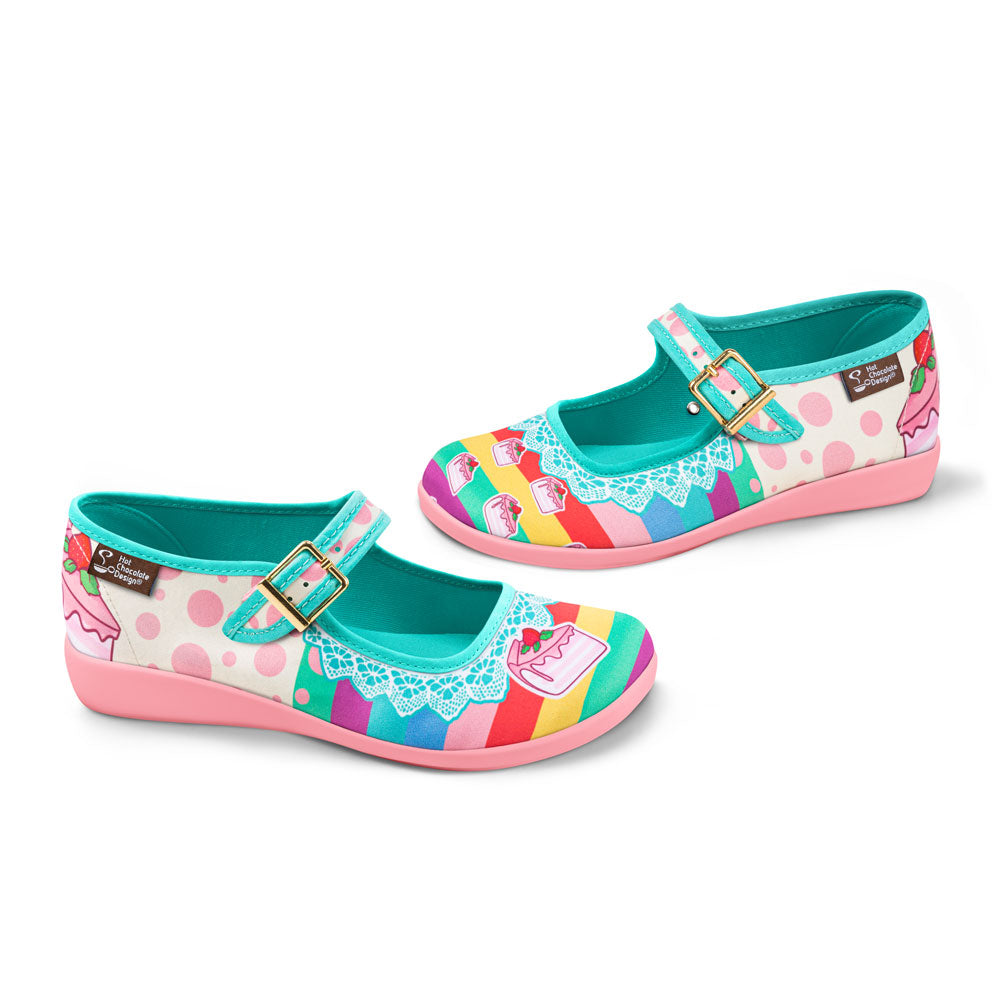 Chocolaticas® Cake Women's Mary Jane Flat From Hot Chocolate Design
