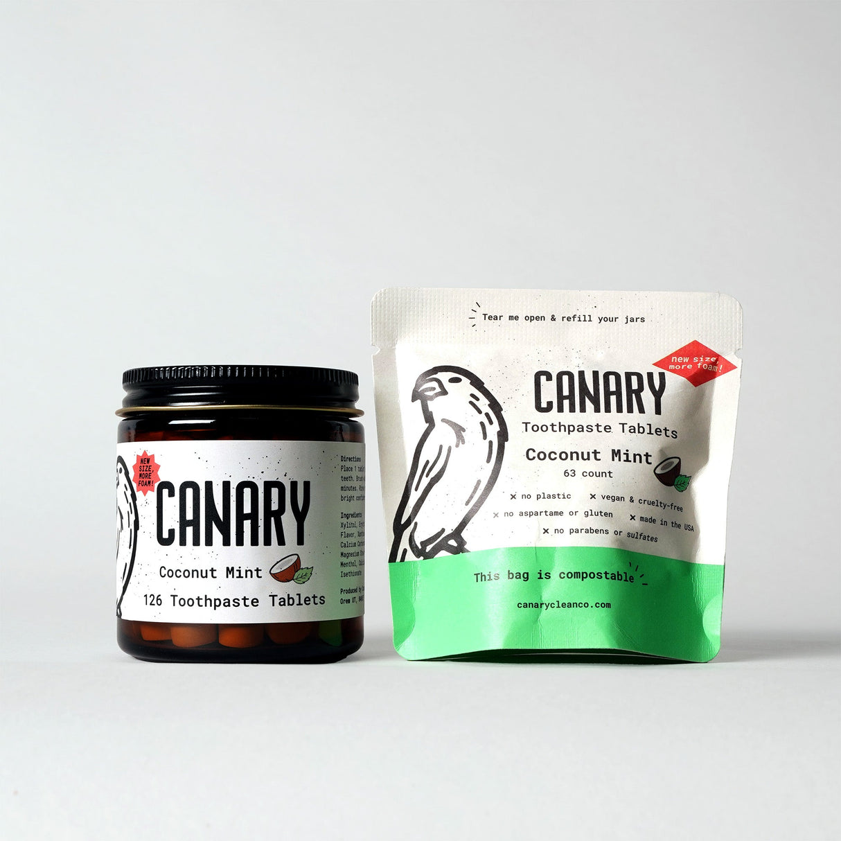 Coconut Mint Toothpaste Tablets from Canary