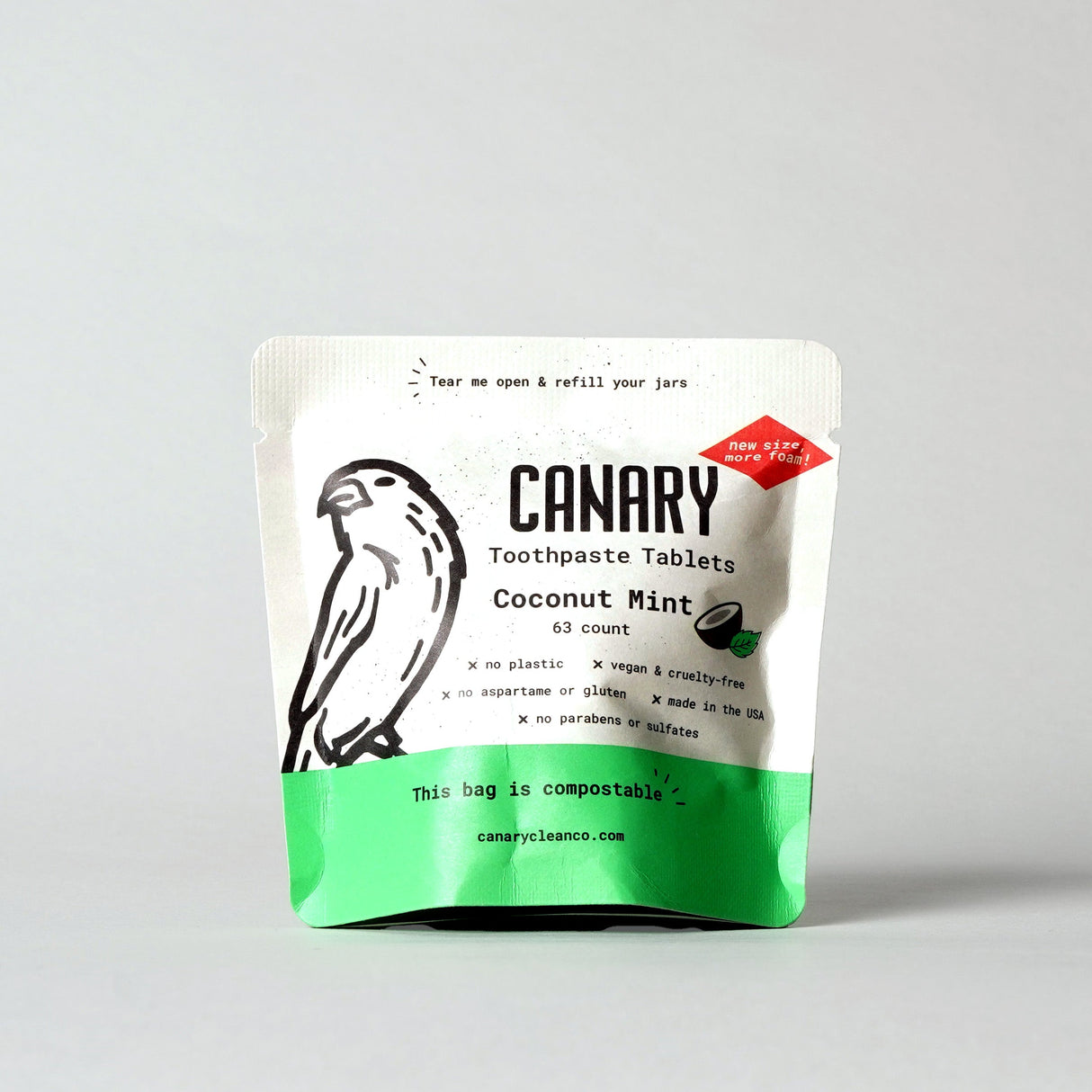 Coconut Mint Toothpaste Tablets from Canary