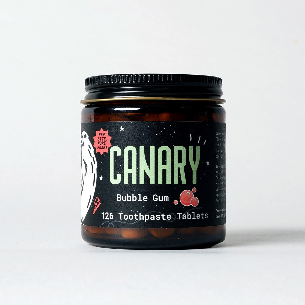 Bubble Gum Toothpaste Tablets from Canary