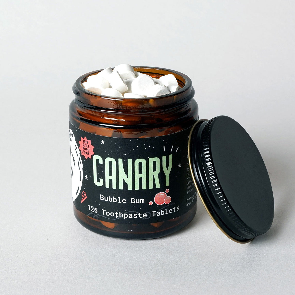 Bubble Gum Toothpaste Tablets from Canary