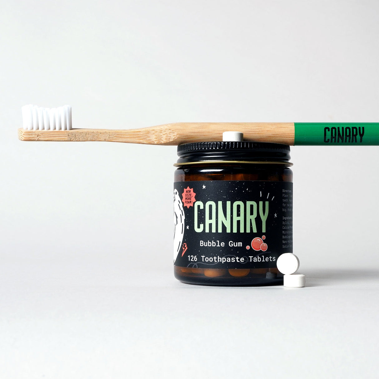 Bubble Gum Toothpaste Tablets from Canary