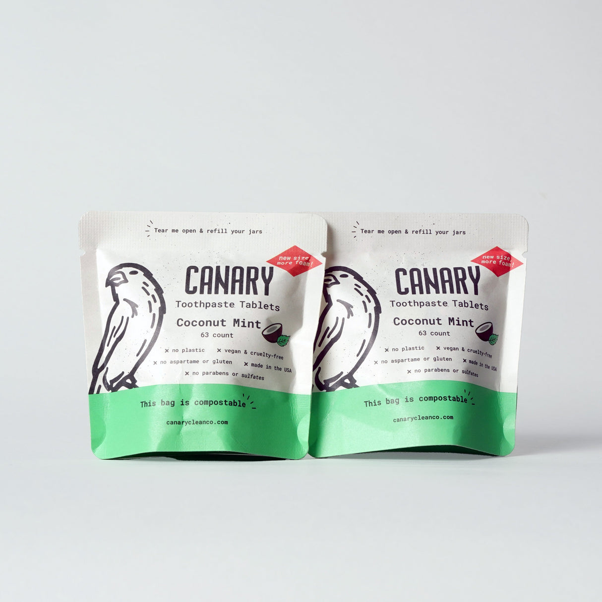 Coconut Mint Toothpaste Tablets from Canary