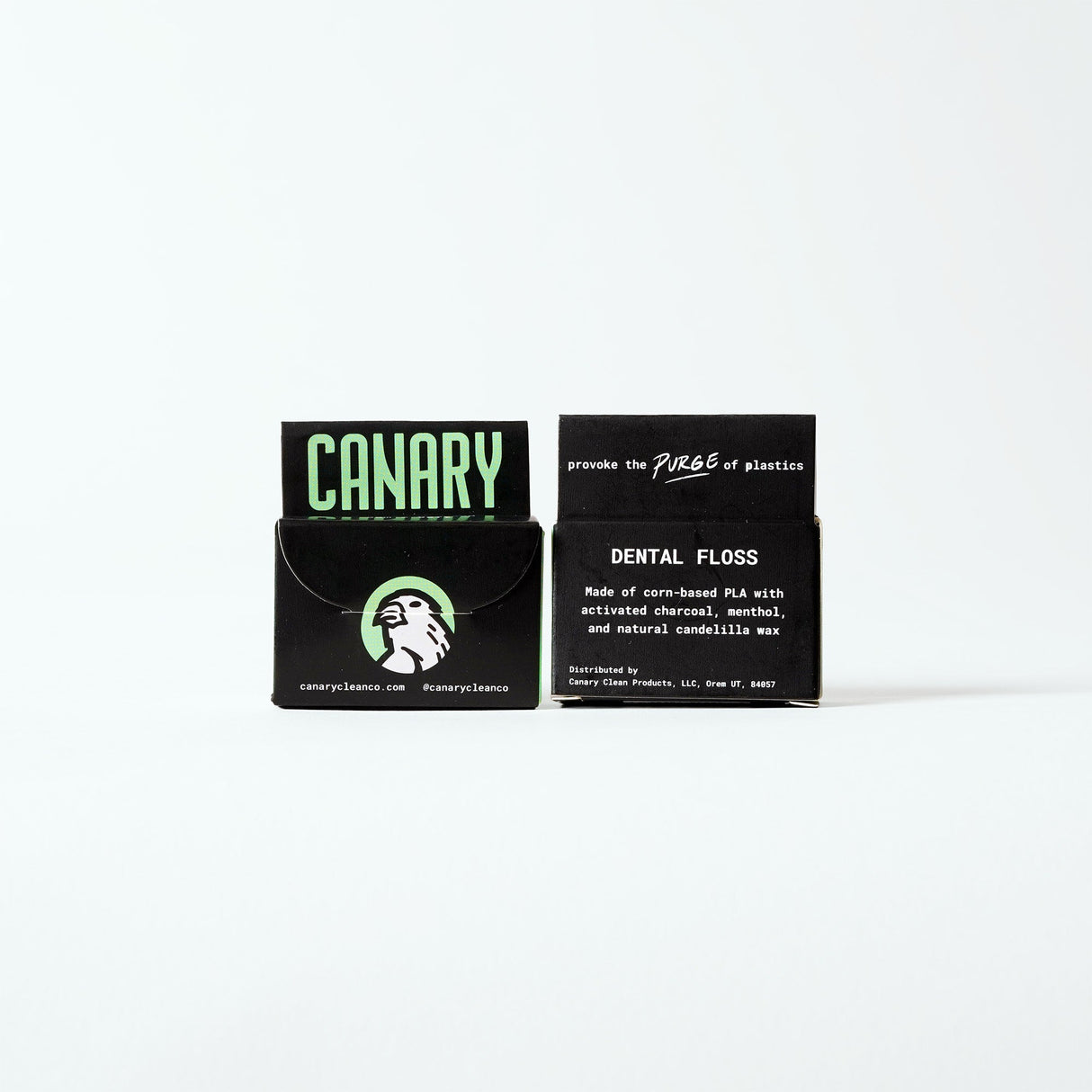 Dental Floss - Charcoal Mint - Plastic-Free and Vegan from Canary