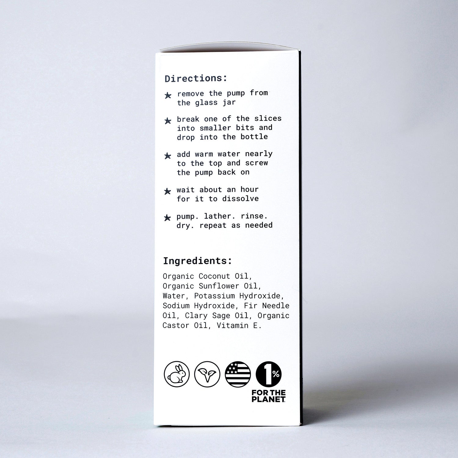 Hand Soap Starter Kit - Bottle & 2 Soap Slices from Canary