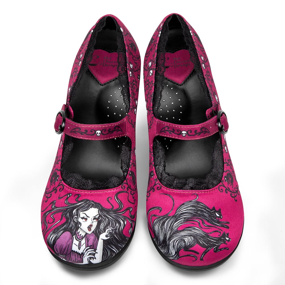 Chocolaticas® Mid Heels Carmilla Women's Mary Jane Pump From Hot Chocolate Design