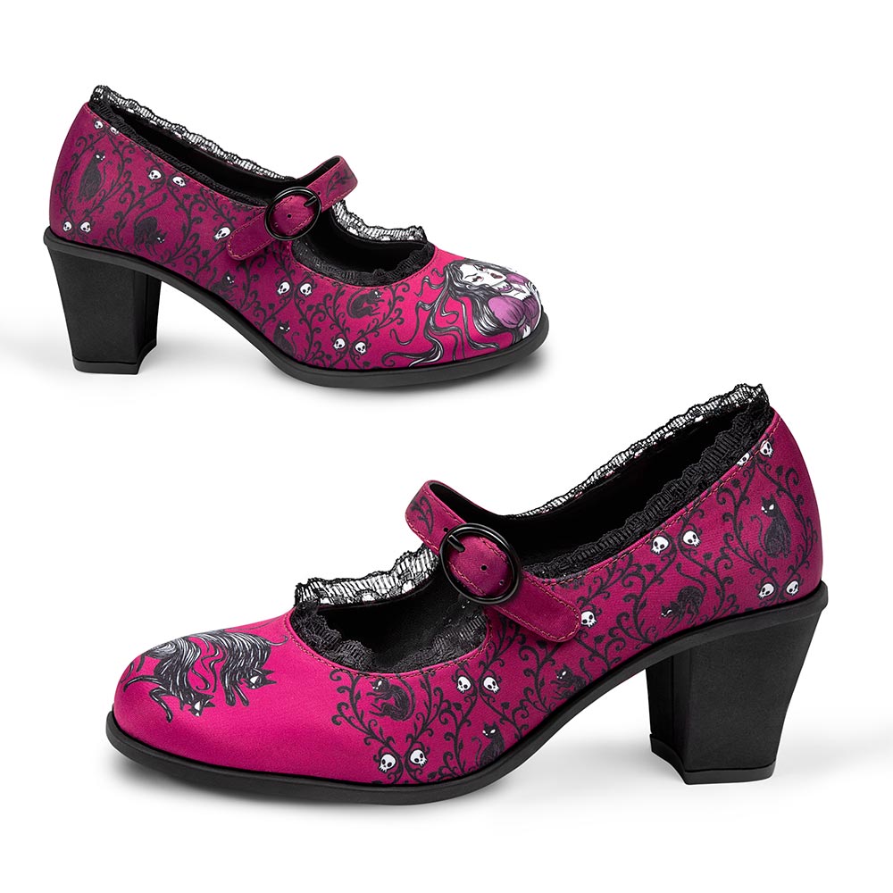 Chocolaticas® Mid Heels Carmilla Women's Mary Jane Pump From Hot Chocolate Design