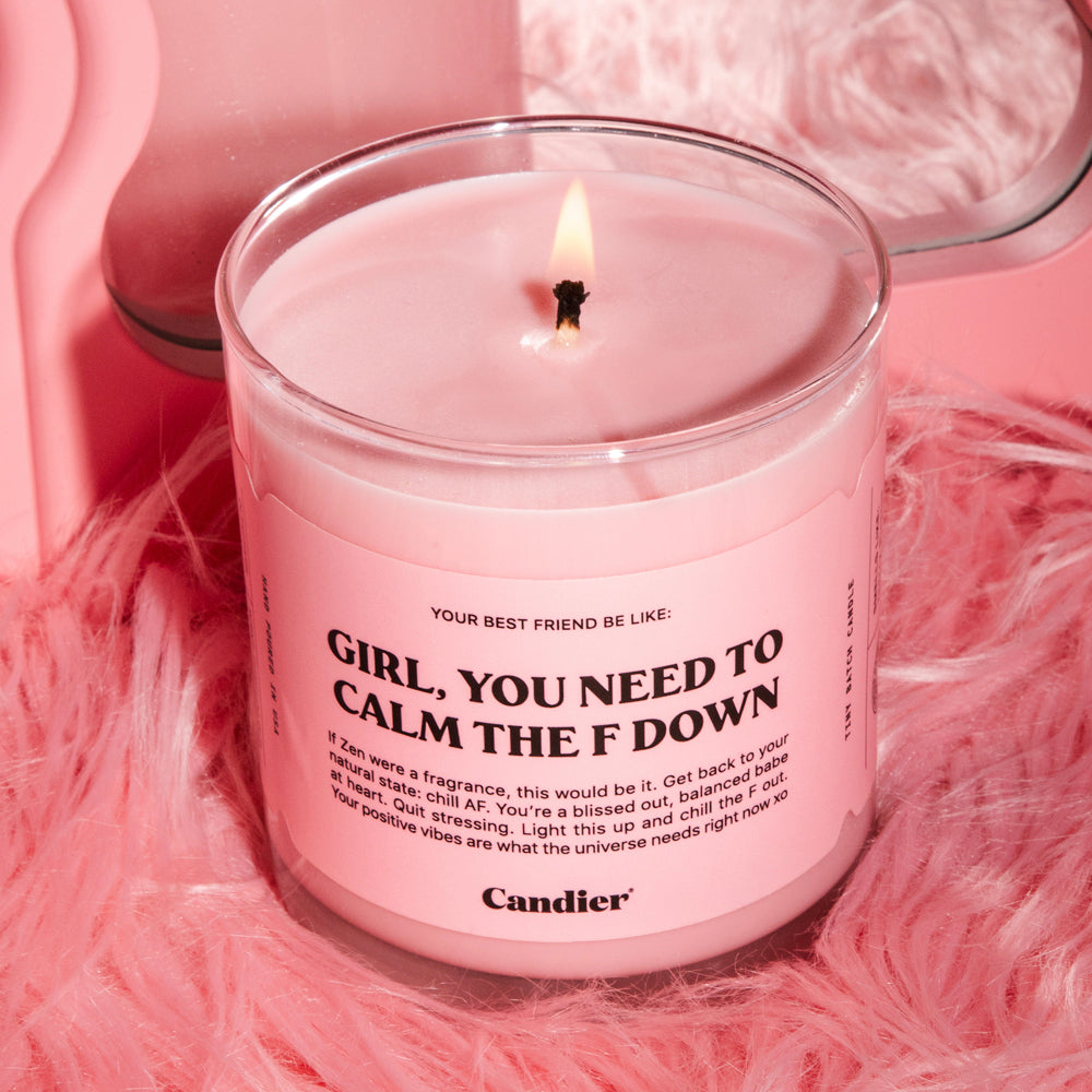 CALM THE F DOWN CANDLE from Ryan Porter