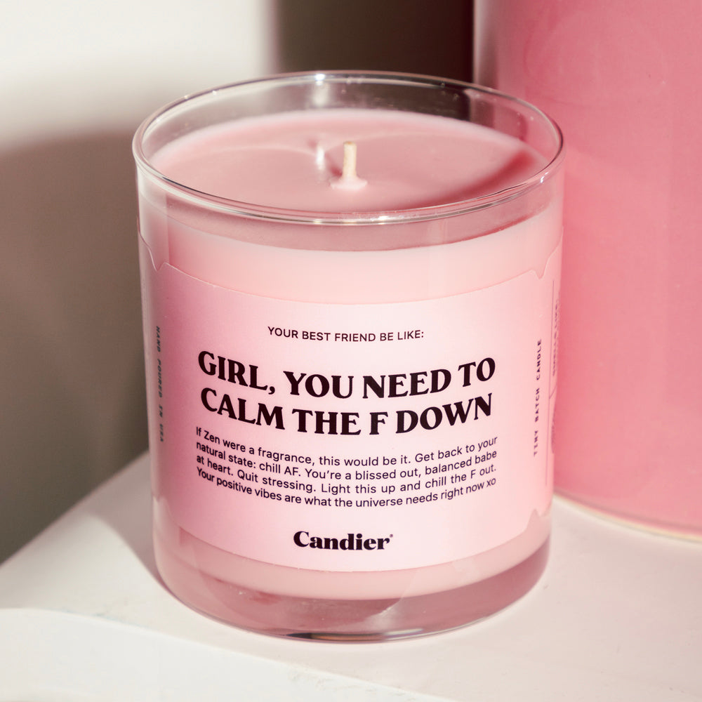 CALM THE F DOWN CANDLE from Ryan Porter