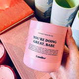 YOU'RE DOING GREAT CANDLE from Ryan Porter