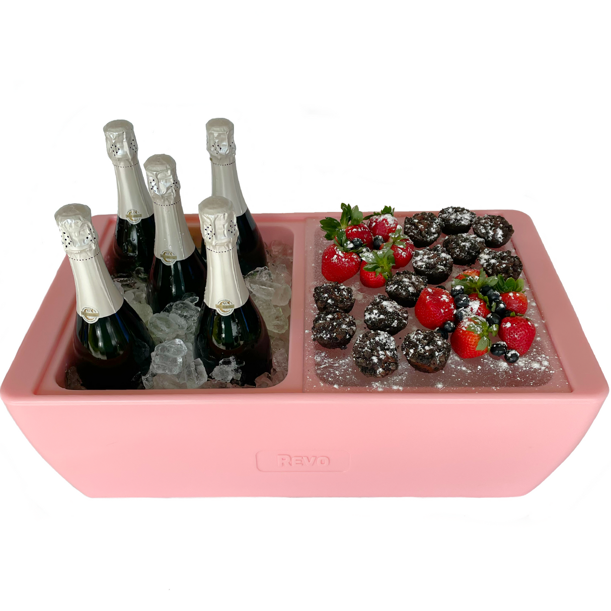 Dubler Party Cooler™ | Pink Coral From REVO COOLERS, LLC