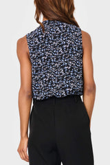 Tie Neck Sleeveless Surplice Bodysuit  From Gibsonlook