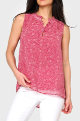 Respect the Ruffle Sleeveless Blouse from Gibsonlook