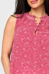 Respect the Ruffle Sleeveless Blouse from Gibsonlook