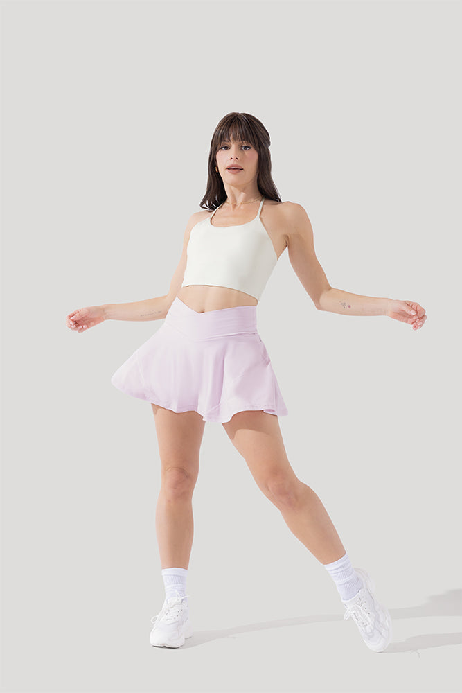 Crisscross Hourglass® Twirl Skort - Orchid Ice from POPFLEX