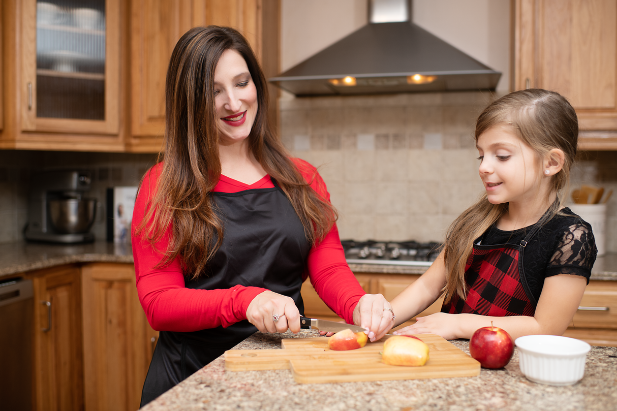 Red Buffalo Plaid Apron - fits sizes youth small through adult 2XL SALE from BapronBaby